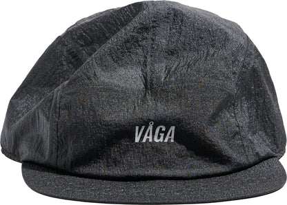 Vaga Wind Resistant Feather Running Cap - Black