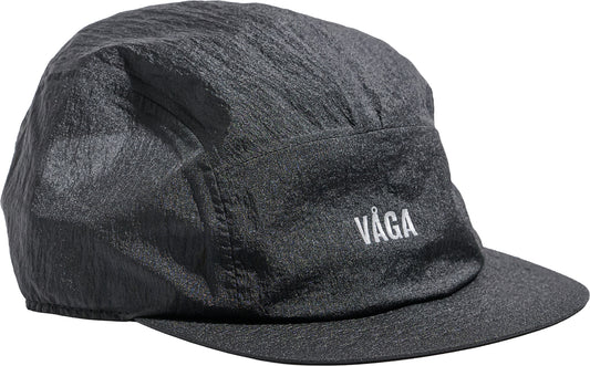 Vaga Wind Resistant Feather Running Cap - Black