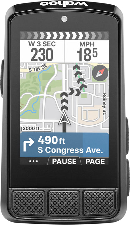Wahoo ELEMNT BOLT 3 GPS Cycling Computer - Black