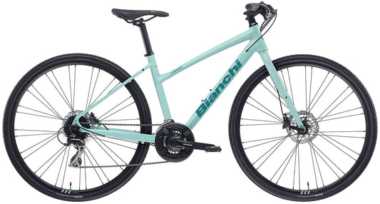 Bianchi C-Sport Step-Through Altus Disc Hybrid Bike 2025 - Celeste