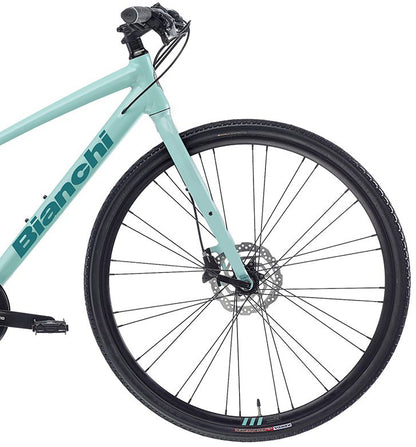 Bianchi C-Sport Step-Through Altus Disc Hybrid Bike 2025 - Celeste