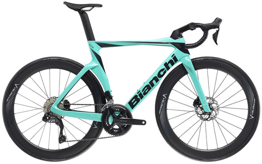 Bianchi Oltre Comp 105 Di2 Carbon Road Bike 2025 - Celeste