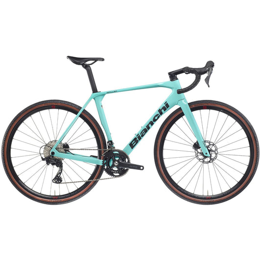 Bianchi Impulso Comp GRX610 Carbon Gravel Bike 2025 - Celeste