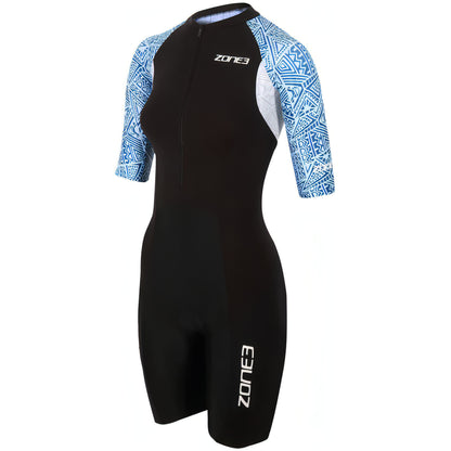 Zone3 Lava Short Sleeve Tri Suit Ts20Wlss106 Front - Front View