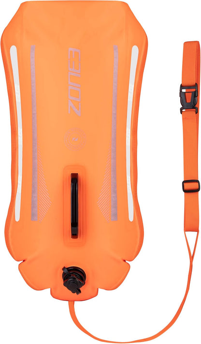 Zone3 Recycled 28L Safety Buoy / Dry Bag - Orange