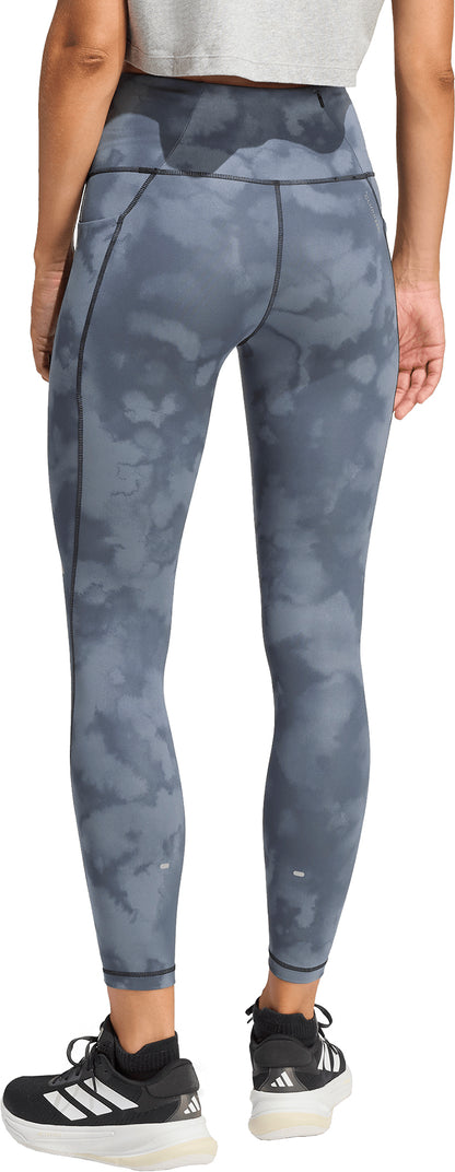 adidas Adi365 ClimaCool AOP Womens 7/8 Running Tights - Black