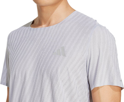 adidas ADI365 ClimaCool+ Short Sleeve Mens Running Top - Grey