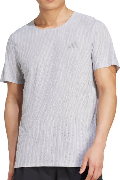 adidas ADI365 ClimaCool+ Short Sleeve Mens Running Top - Grey