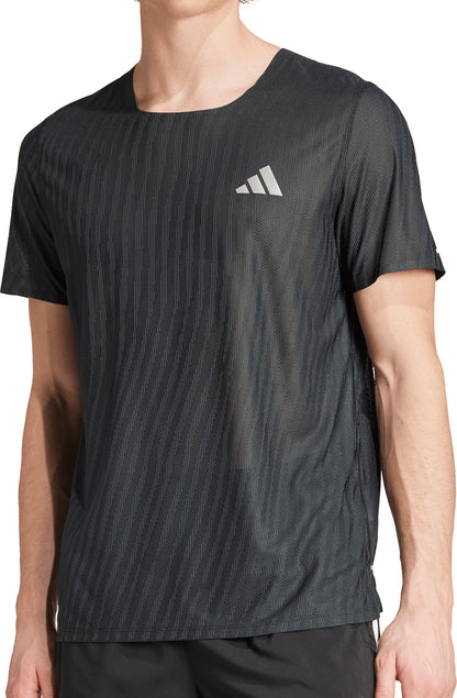 adidas ADI365 ClimaCool+ Short Sleeve Mens Running Top - Black