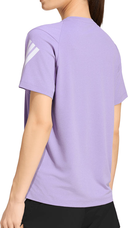 adidas ADI365 ClimaCool Short Sleeve Womens Running Top - Purple