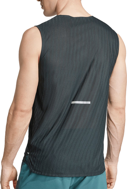 adidas ADI365 ClimaCool+ Mens Running Vest - Black