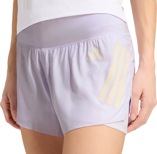 adidas ADI365 Formation 2 In 1 Womens Running Shorts - Purple