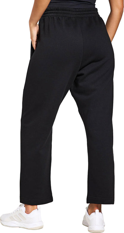 adidas ALL SZN Fleece Barrel Leg Womens Joggers - Black