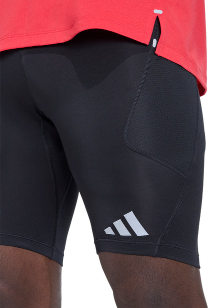 adidas Adi365 Adaptive Wear Mens Short Running Tights - Black