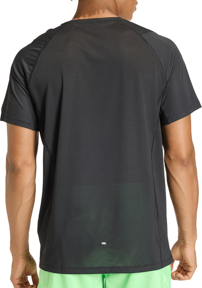 adidas Adi365 Breeze Short Sleeve Mens Running Top - Black
