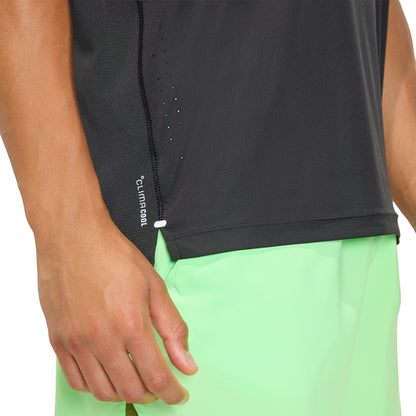 adidas Adi365 Breeze Short Sleeve Mens Running Top - Black