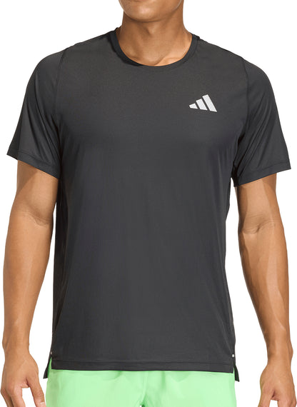 adidas Adi365 Breeze Short Sleeve Mens Running Top - Black
