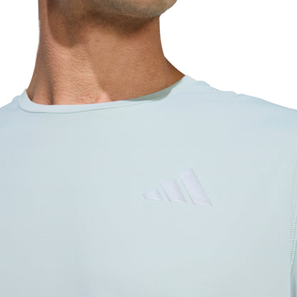 adidas Adi365 Breeze Short Sleeve Mens Running Top - Green