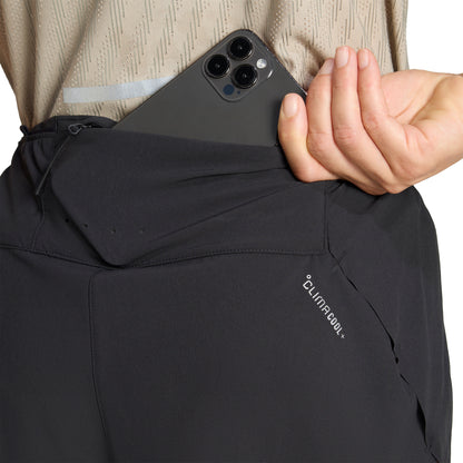 adidas Adi365 ClimaCool + 2 Pocket 3 Inch Womens Running Shorts - Black