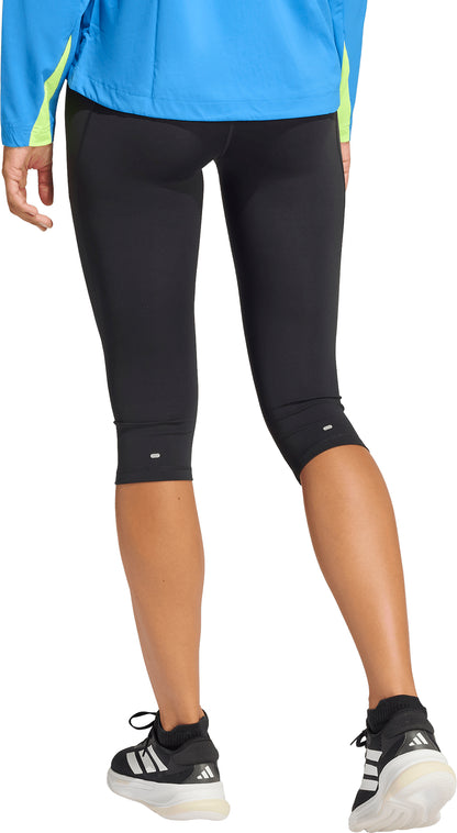 adidas Adi365 ClimaCool Womens 3/4 Capri Running Tights - Black