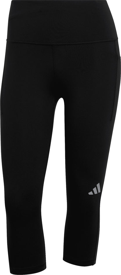 adidas Adi365 ClimaCool Womens 3/4 Capri Running Tights - Black
