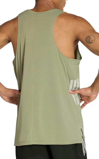 adidas Adi365 ClimaCool Iconic Mens Running Vest - Green