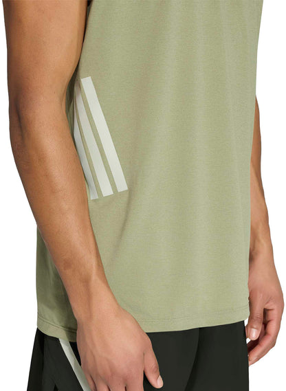 adidas Adi365 ClimaCool Iconic Mens Running Vest - Green