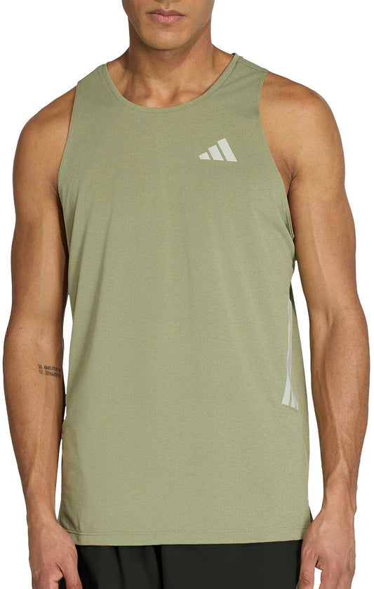 adidas Adi365 ClimaCool Iconic Mens Running Vest - Green