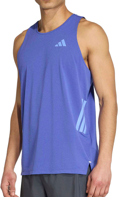 adidas Adi365 ClimaCool Iconic Mens Running Vest - Blue