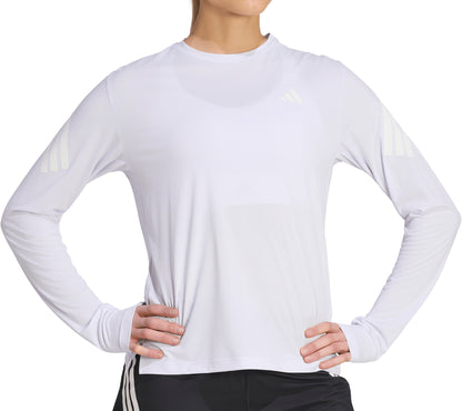 adidas Adi365 ClimaCool Long Sleeve Womens Running Top - Purple