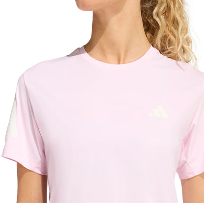adidas Adi365 ClimaCool Short Sleeve Womens Running Top - Pink