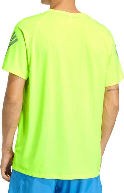 adidas Adi365 ClimaCool Short Sleeve Mens Running Top - Yellow