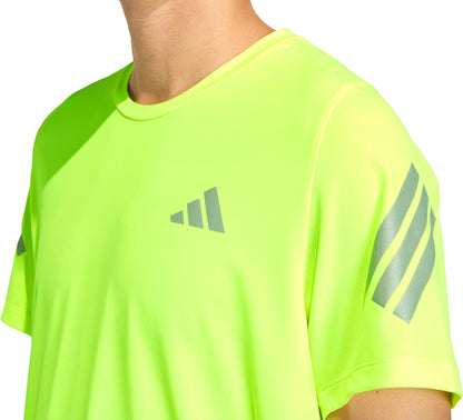 adidas Adi365 ClimaCool Short Sleeve Mens Running Top - Yellow