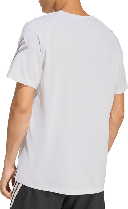 adidas Adi365 ClimaCool Short Sleeve Mens Running Top - White