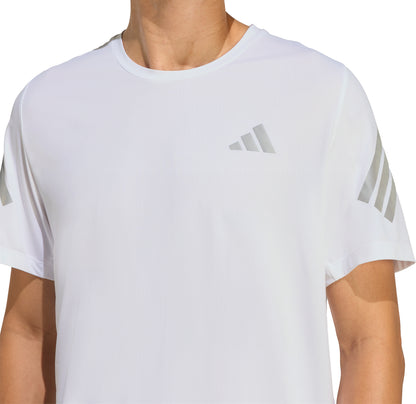 adidas Adi365 ClimaCool Short Sleeve Mens Running Top - White