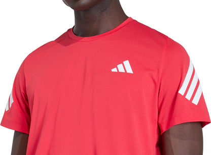 adidas Adi365 ClimaCool Short Sleeve Mens Running Top - Red
