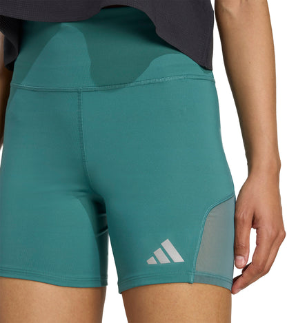 adidas Adi365 ClimaCool+ 5 Inch Womens Short Running Tights - Green