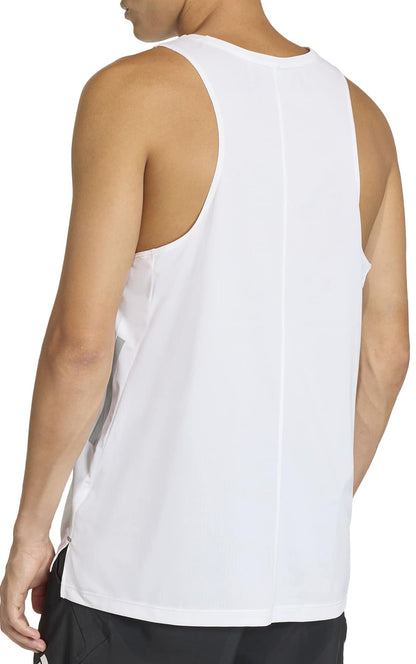 adidas Adi365 ClimaCool Mens Running Vest - White