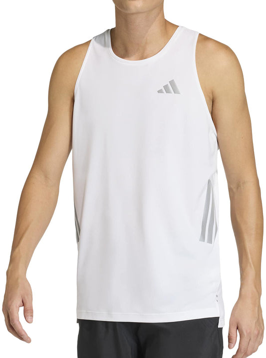 adidas Adi365 ClimaCool Mens Running Vest - White