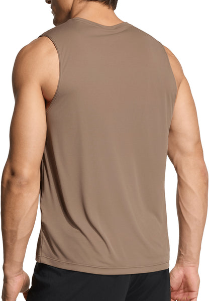 adidas Adi365 Essentials Mens Running Vest - Brown