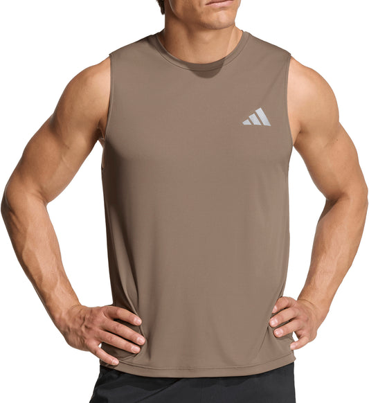 adidas Adi365 Essentials Mens Running Vest - Brown