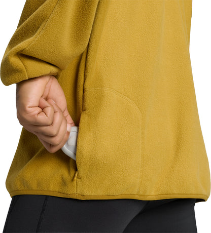 adidas Adi365 Essentials Winterized Fleece Half Zip Long Sleeve Mens Running Top - Yellow