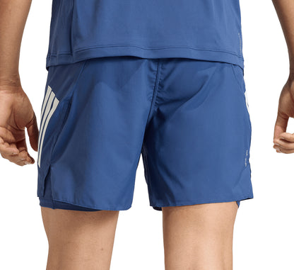 adidas Adi365 Formation 2 In 1 Mens Running Shorts - Blue