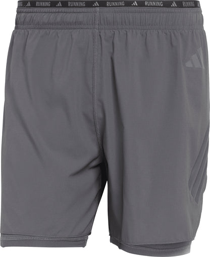adidas Adi365 Formation 2 In 1 Mens Running Shorts - Grey