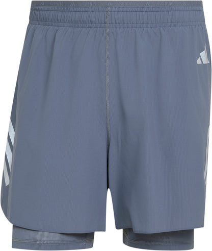 adidas Adi365 Formation 2 In 1 Mens Running Shorts - Grey