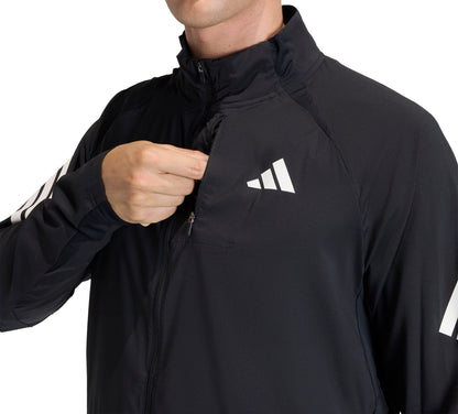 adidas Adi365 Formation Mens Running Jacket - Black