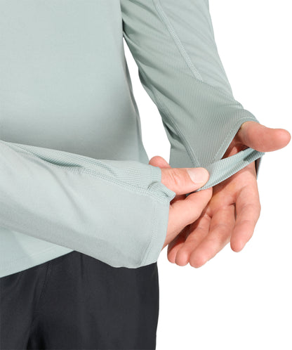 adidas Adi365 Iconic Half Zip Long Sleeve Mens Running Top - Green