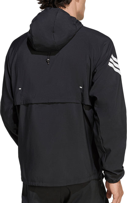 adidas Adi365 Iconic Mens Running Jacket - Black