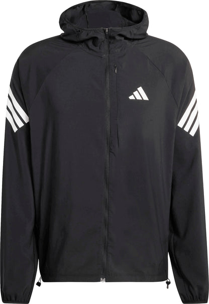 adidas Adi365 Iconic Mens Running Jacket - Black