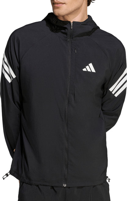 adidas Adi365 Iconic Mens Running Jacket - Black
